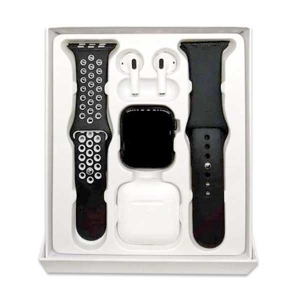 T55 Pro Max Smart Watch with AirPods and 2 Straps 1st time in Bangladesh