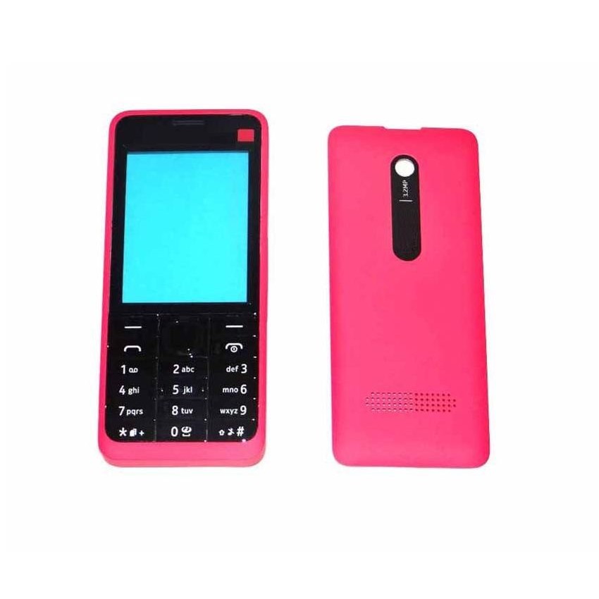 For Nokia 301 Front & Backside Housing / Casing with Keypad. 