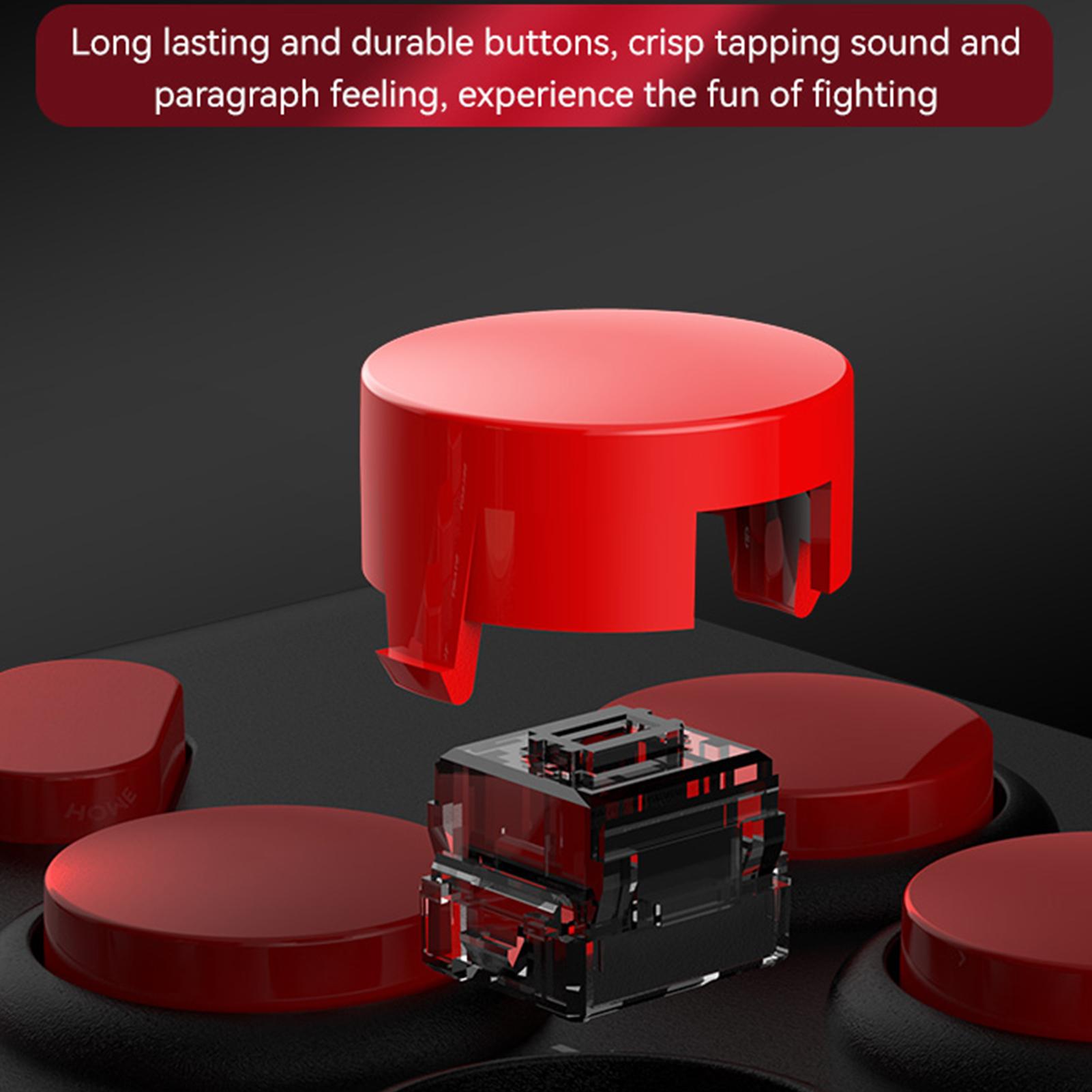 Arcade Fight Stick Arcade Game Fighting Joystick With Turbo Macro Function Compatible For PC/Android/ios/Switch/Street Fighter Y02. 