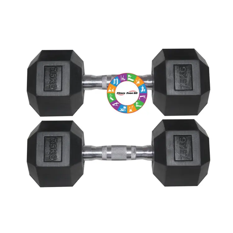 Hex Dumbbell 7.5 kg 1 Pair 15 kg