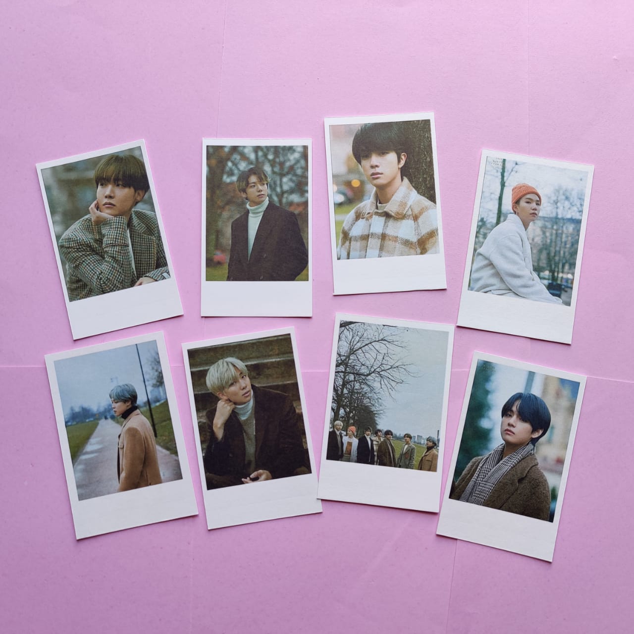 Customized Polaroid style Cards 3"*4" (8 piece set)//choose your own custom design and get your customised photocards.