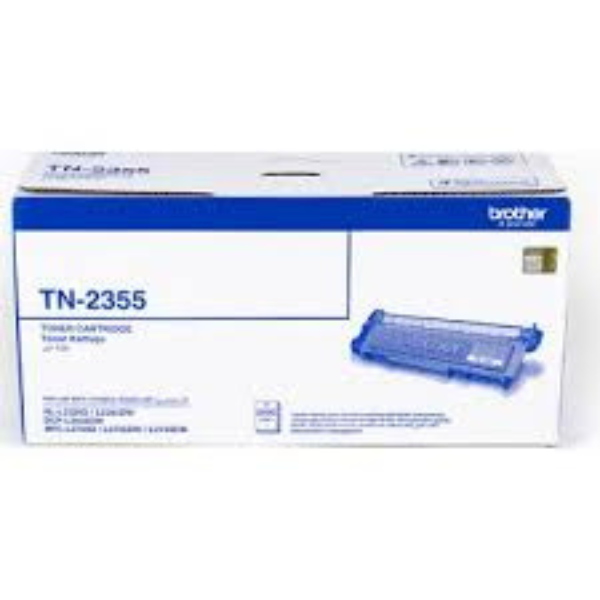 Brother TN-2355 Toner For HL-L2320D, L2365DW, DCP-L2540DW, MFC-L2700DW Up To 2600 Pages Print Capacity. 