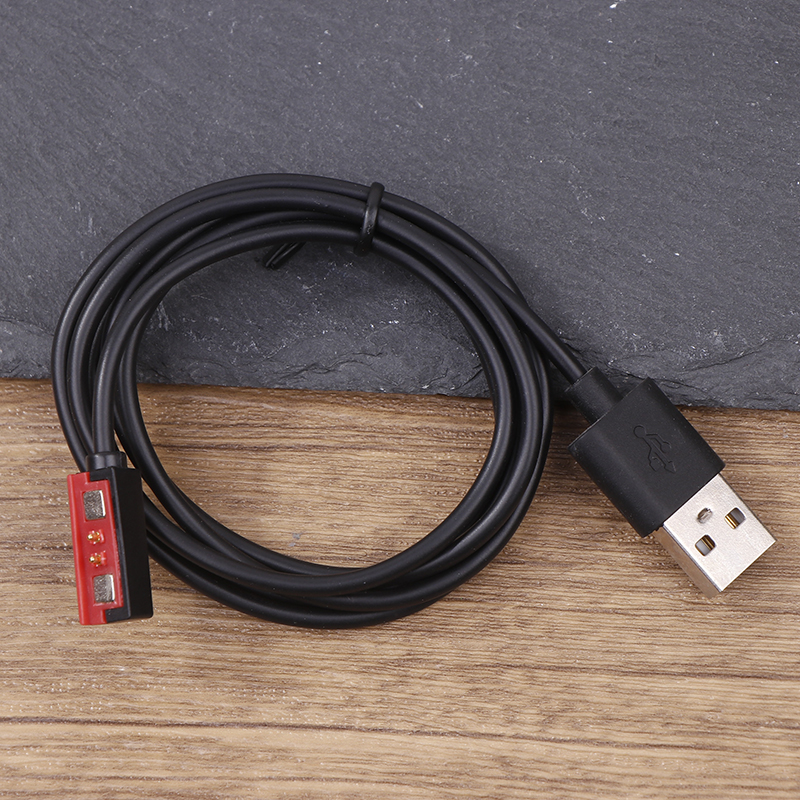 100cm Smartwatch USB Charging Cable Charger Holder Smart Watch Dock Cord Wire Charger Adapter For Pebble 1st 2nd 3rd Generation Tetuo. 