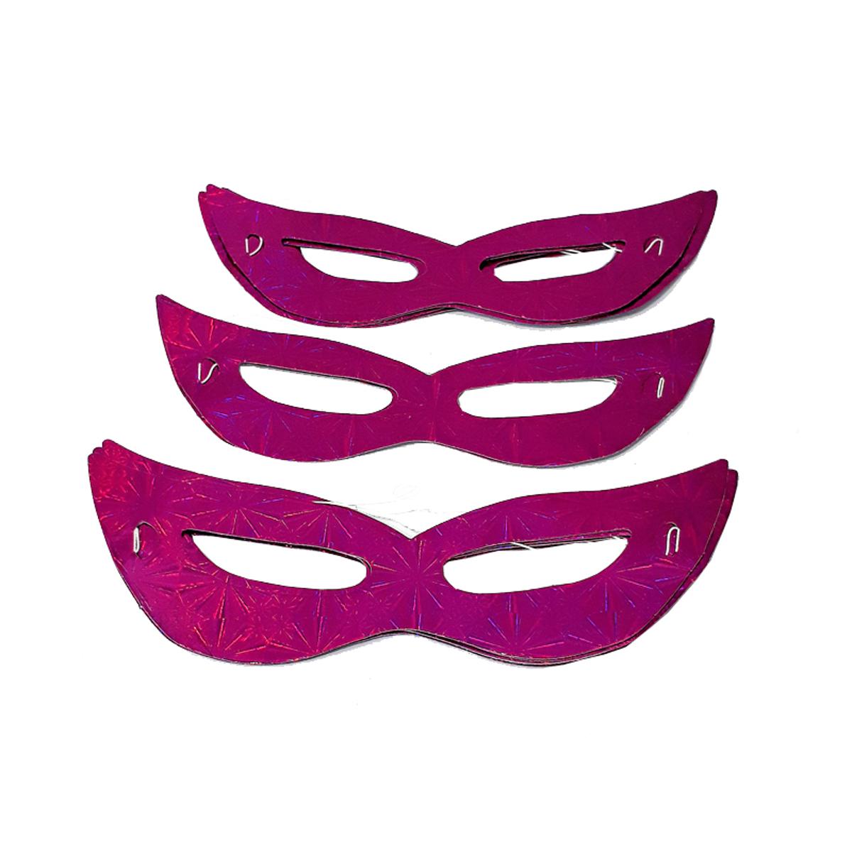 Eye Mask 10 Pcs Set- Maroon Color Free Size