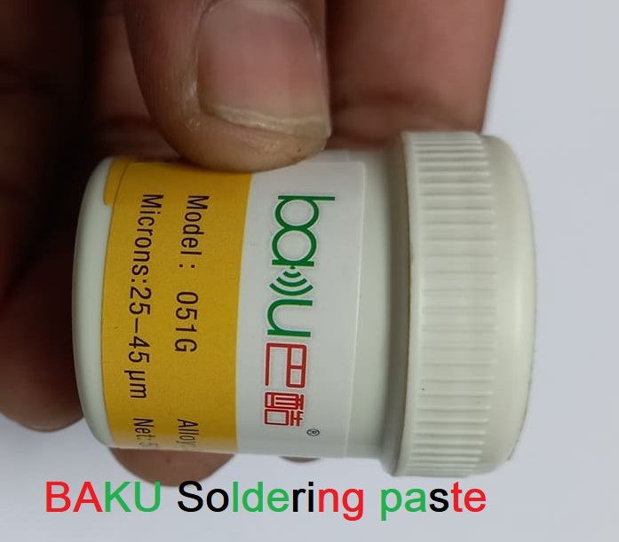 BAKU BGA Solder Paste Mechanic Repairing Solder Soldering Paste 051G Flux Easy Welding Temperature Melting Point BGA Solder Paste Ball Paste. 