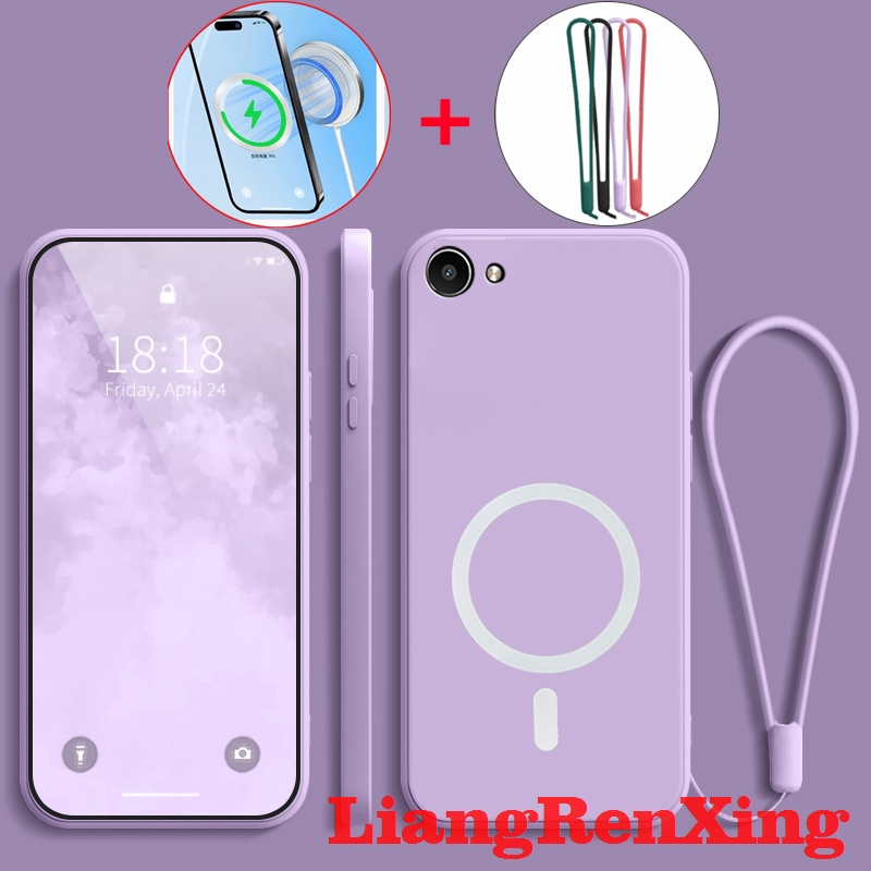 Case for Oppo A33 phone casing back cover softcase liquid silicone protector smooth shockproof bumper cover new design aesthetic wireless magnetic attraction ytbswx01