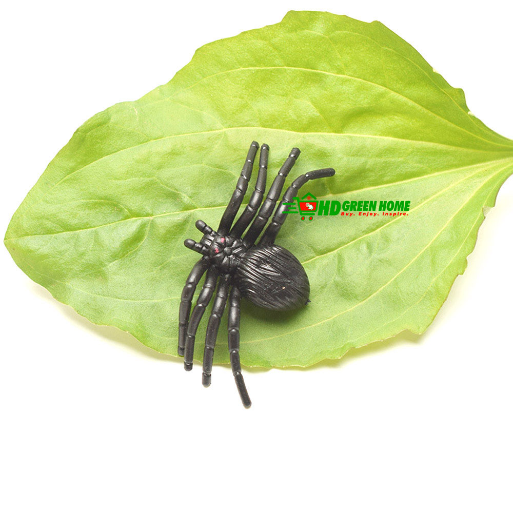 5 pcs x Simulation Plastic Spider Toy Realistic Insect Prank Funny Toys. 