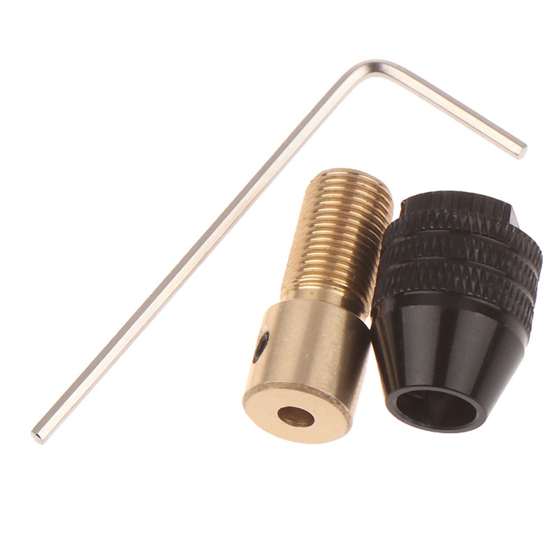 Universal Drill Bit Adapter Electric Drill Chuck Tool Set Universal Hexagon Handle Round Handle Three-jaw Screwdriver Screwdriver Adapter 0.3-3.5mm. 