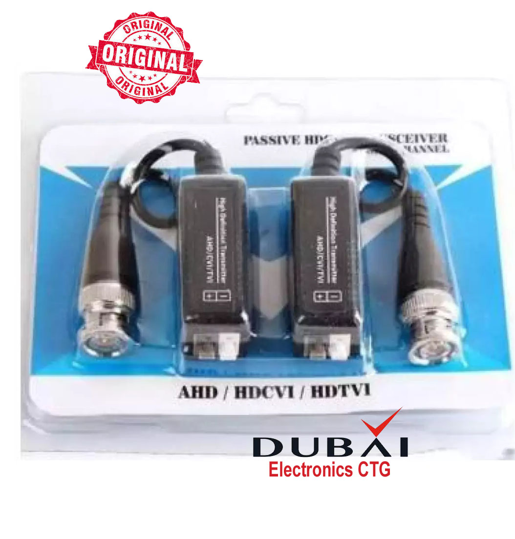 CCTV Camera UTP Video Balun, Cat 5/6, RJ59 Cable can use. 