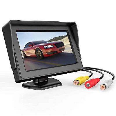 Backup Camera Monitor, Foldable 4.3 Inch LCD TFT High Definition Screen for Rear View Camera