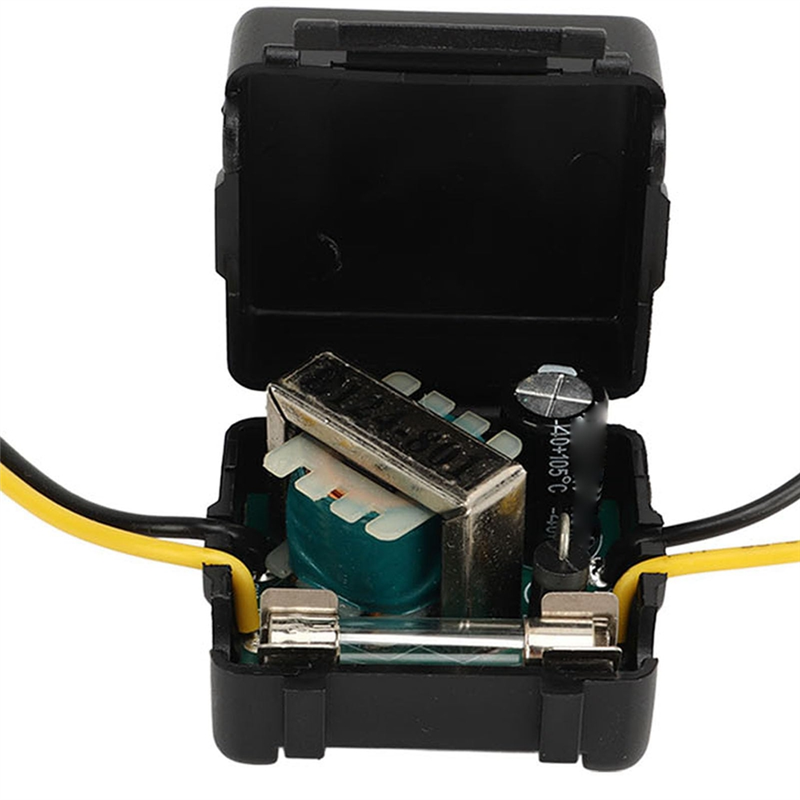 Car Power Filter 12V Stereo Power Supply Filter Audio Noise Reducer, for Equalizers Amplifiers, Easy Install Easy to Use. 