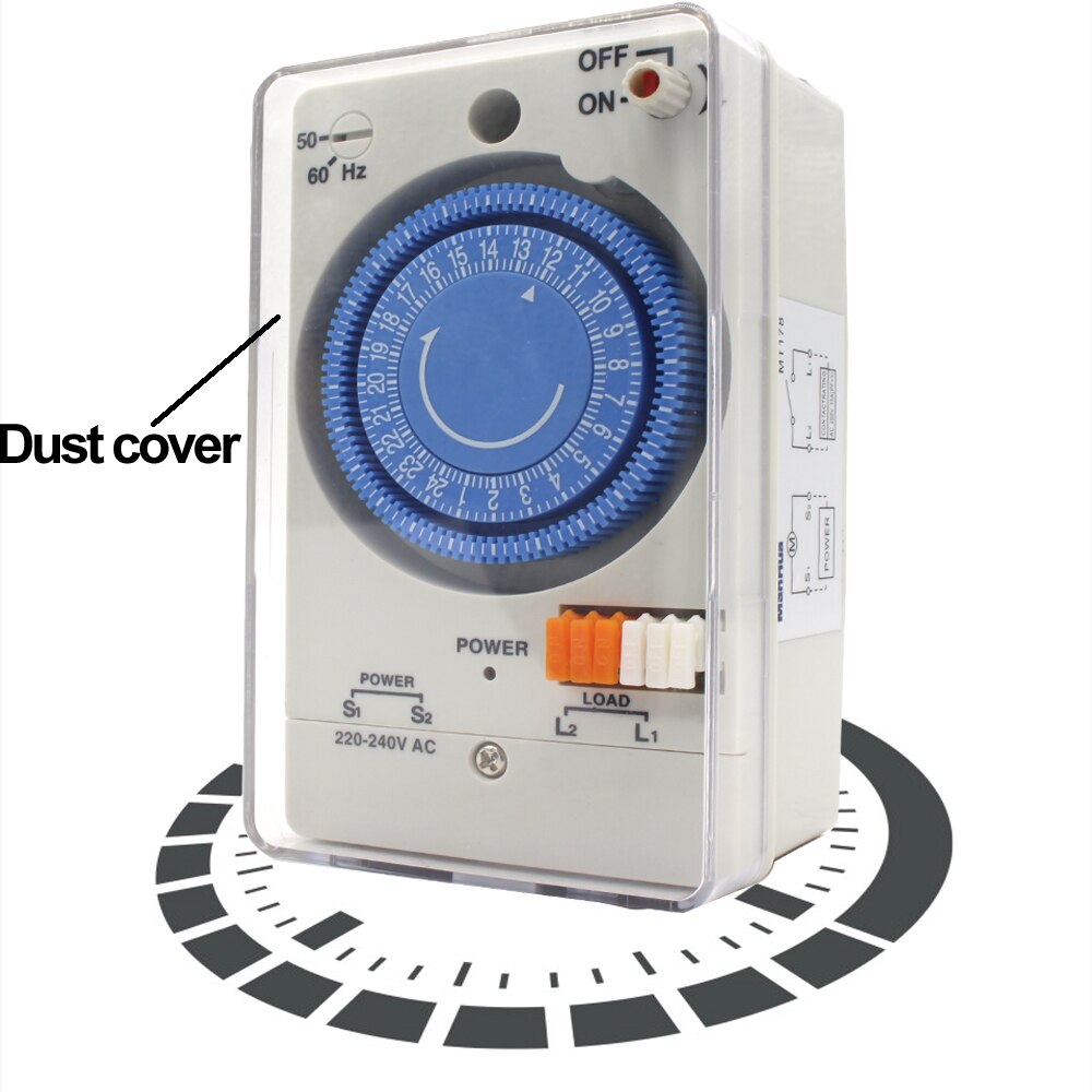 Manhua 220-240VAC MT178 Time Switch For Smart Home Industrial Automation Mechanical Wall Timer Switch. 