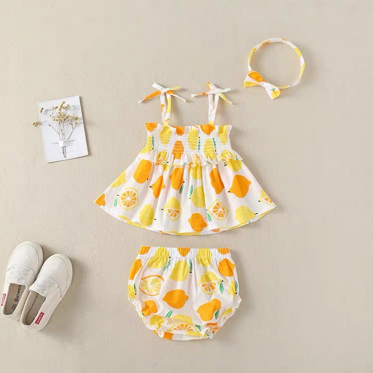 NEW BORN BABY GIRLS DRESS ( DRESS+PANT+HAIR BAND)