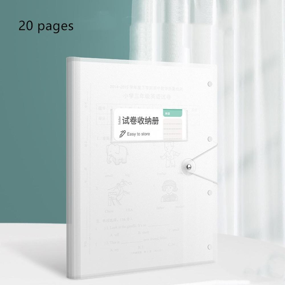 （New）60 Page Data Book Information Booklet tationery Large Capacity File Folder A3 File Bag Large Folder Data Book. 