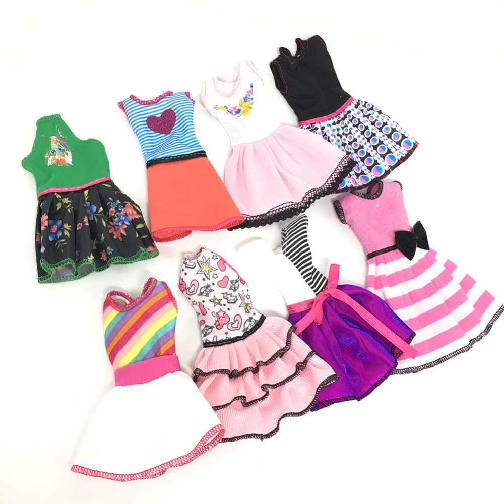 (New)Yfahion Doll' Fahionable Clothing et Caual One-piece Dre doll tyle Random tyle:8 pc for a et