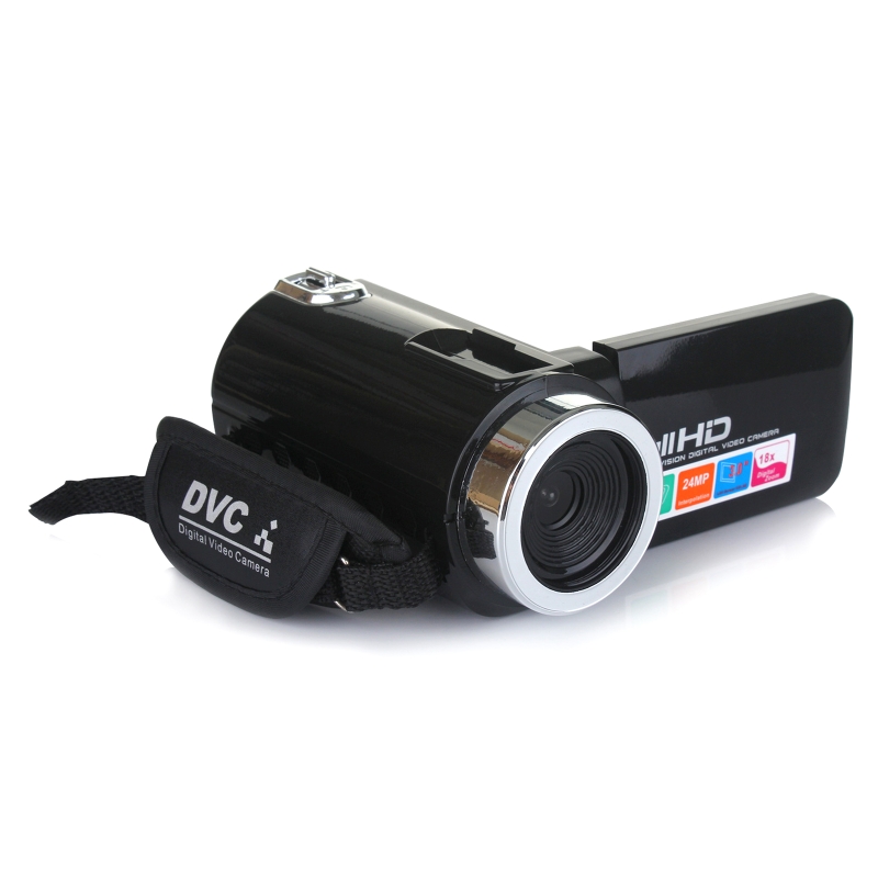 Professional 24MP Camcorder Digital Video Camera Night Vision 3 Inch LCD Touch Screen 18x Digital Zoom Camera Recorder with Micr. 