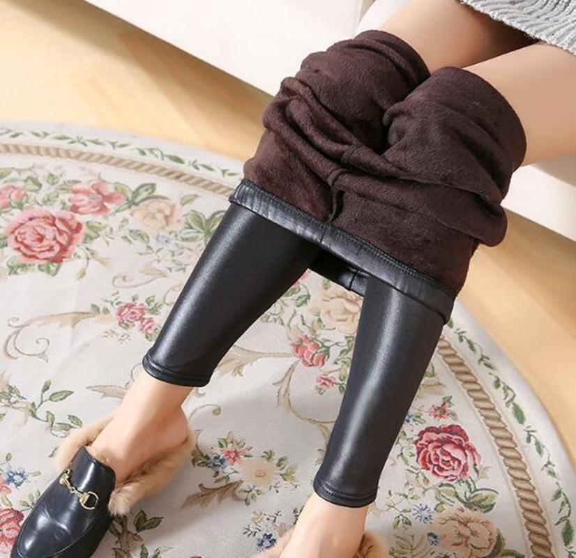 Women Leggings Winter Warm Pants Thick 