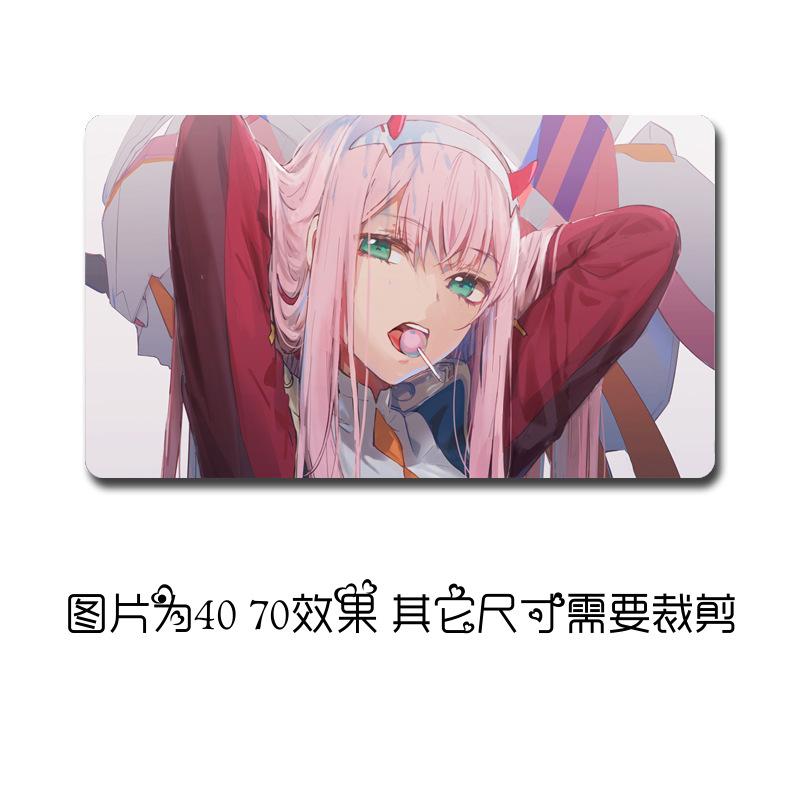 Darling in the Franxx Mouse Pad Anime Table Mat 02. 