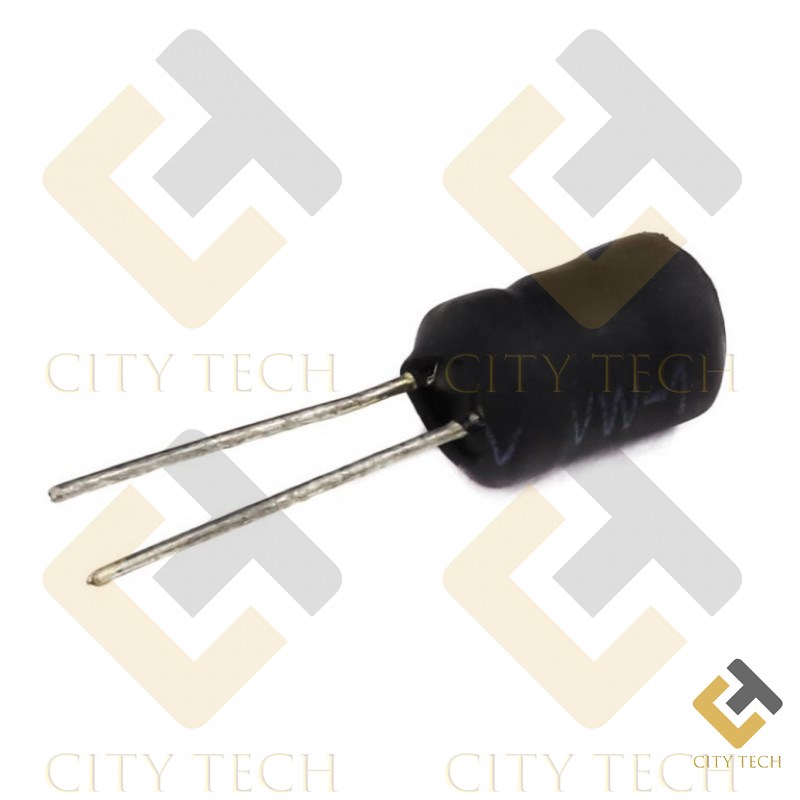 5Pcs- Radial Inductor 50uH Magnetic Core Drum Core Choke Power Inductor Through Hole Lead For PCB Board Electronics Projects DIY. 