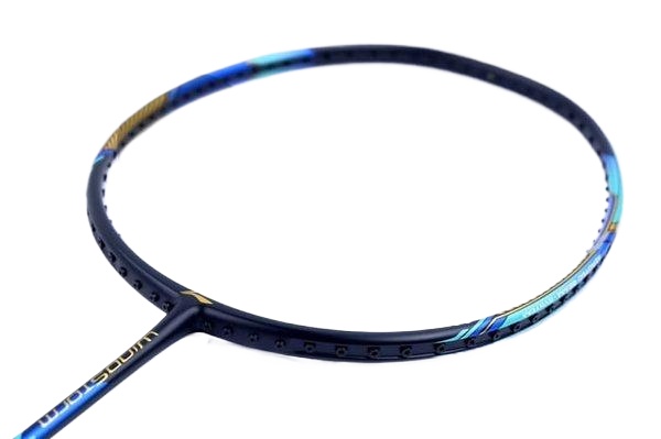 Li-Ning Windstorm Badminton Racket Strung light weight of 74g and high tension of 30LBS, fast speed of racket swinging. COLOURFUL AND FLEXIBLE With String And Grip Free -with Cover. 