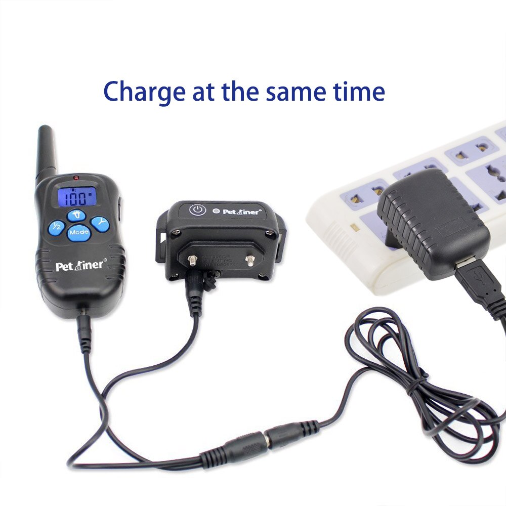 Petrainer 998DBB-1  Training Rechargeable and Waterproof  Electric Collar for Medium or Large  Trainer Agility Collar. 