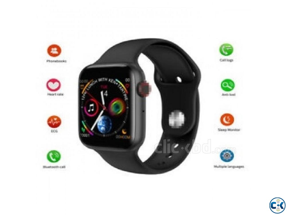 Microwear W34 Smartwatch 44mm Look Apple Watch 4 Bluetooth call 1.5 display ECG Heart Rate Monitor Smartwatch Fitness Tracker. 