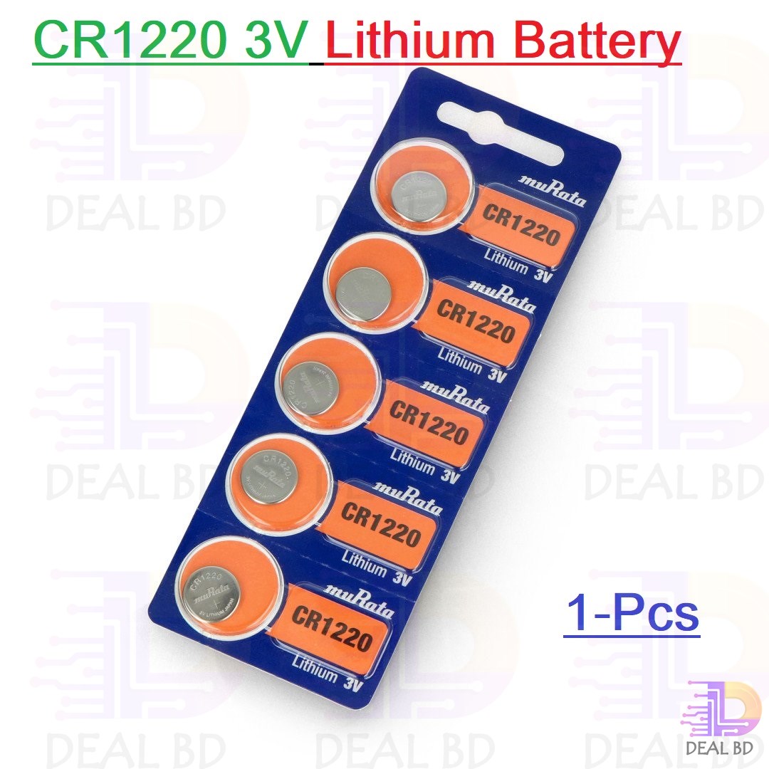 CR1220 Battery 3V CR1220 Watch Battery CR1220 Button Cell Battery CR1220 Coin Cell Battery CR1220 Lithium Cell Battery 3V Battery For Watch. 