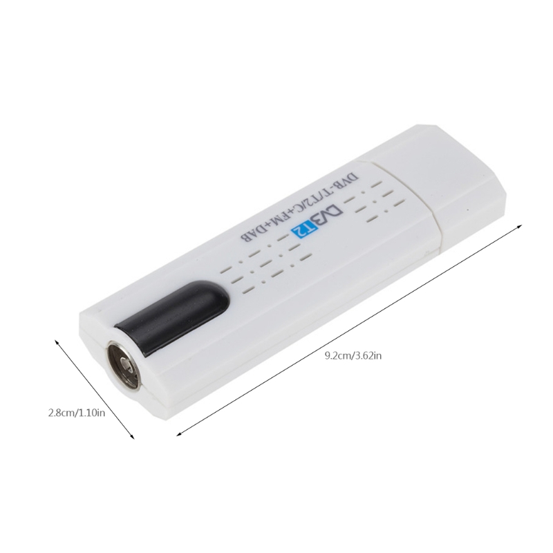 Cyfrowy Tuner satelitarny DVB T2 TV Stick USB z anteną zdalną H D USB odbiornik TV DVB-T2/DVB-T/DVB-C/FM/DAB TV Stick USB. 