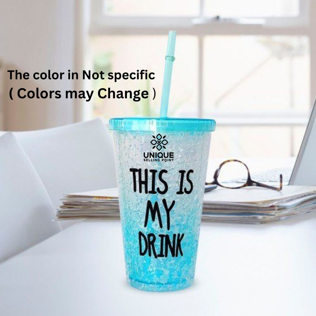 MUG / Juice Mug / Juice Jar / Mug with lid and FREE Straw Premium QUALITY 550 ml