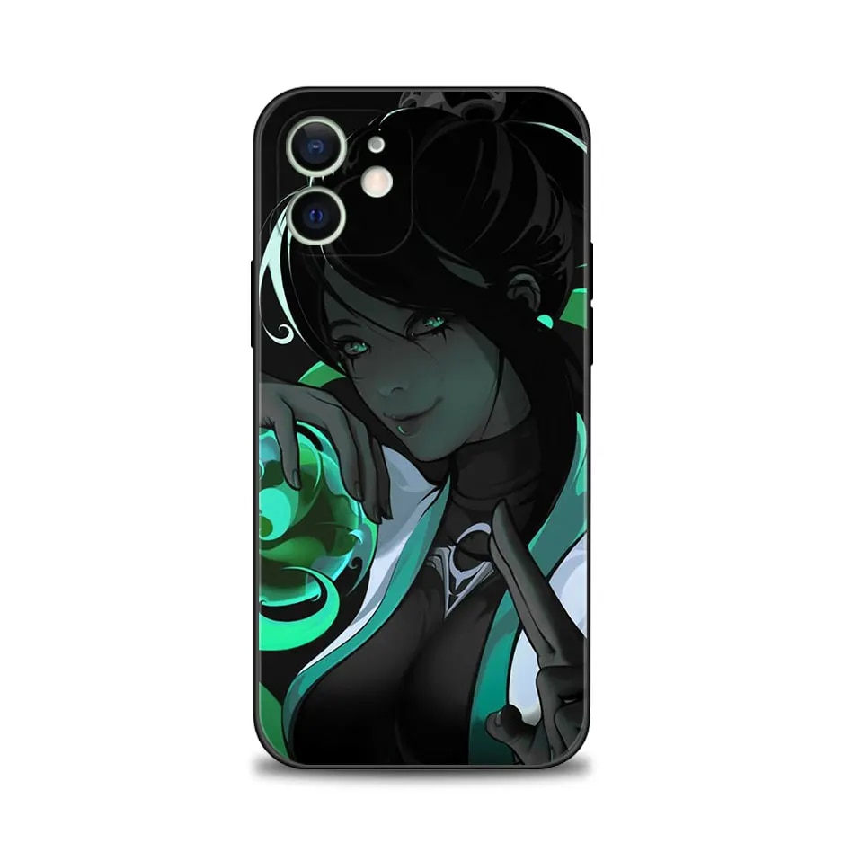 Valorant Game Character Art Phone Case For Apple iPhone 15 14 13 11 12 Pro Max XR X 8 7 Plus XS 13mini SE Cover. 