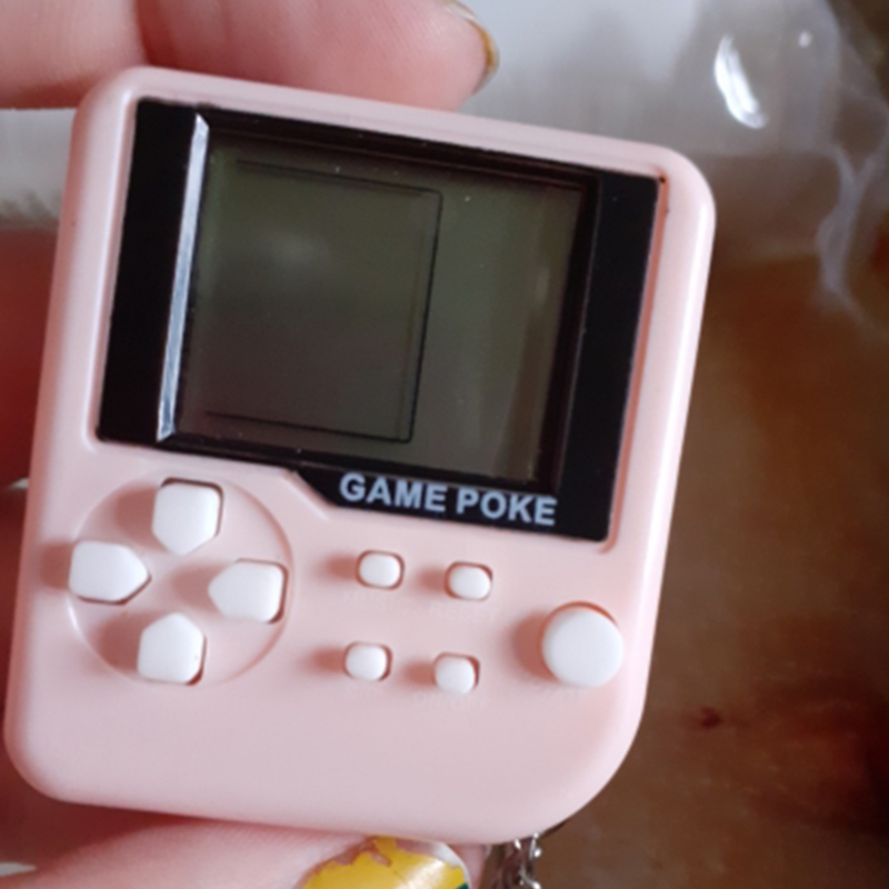 Mini Classic Game Machine Retro Nostalgic Game Console With Keychain console. 