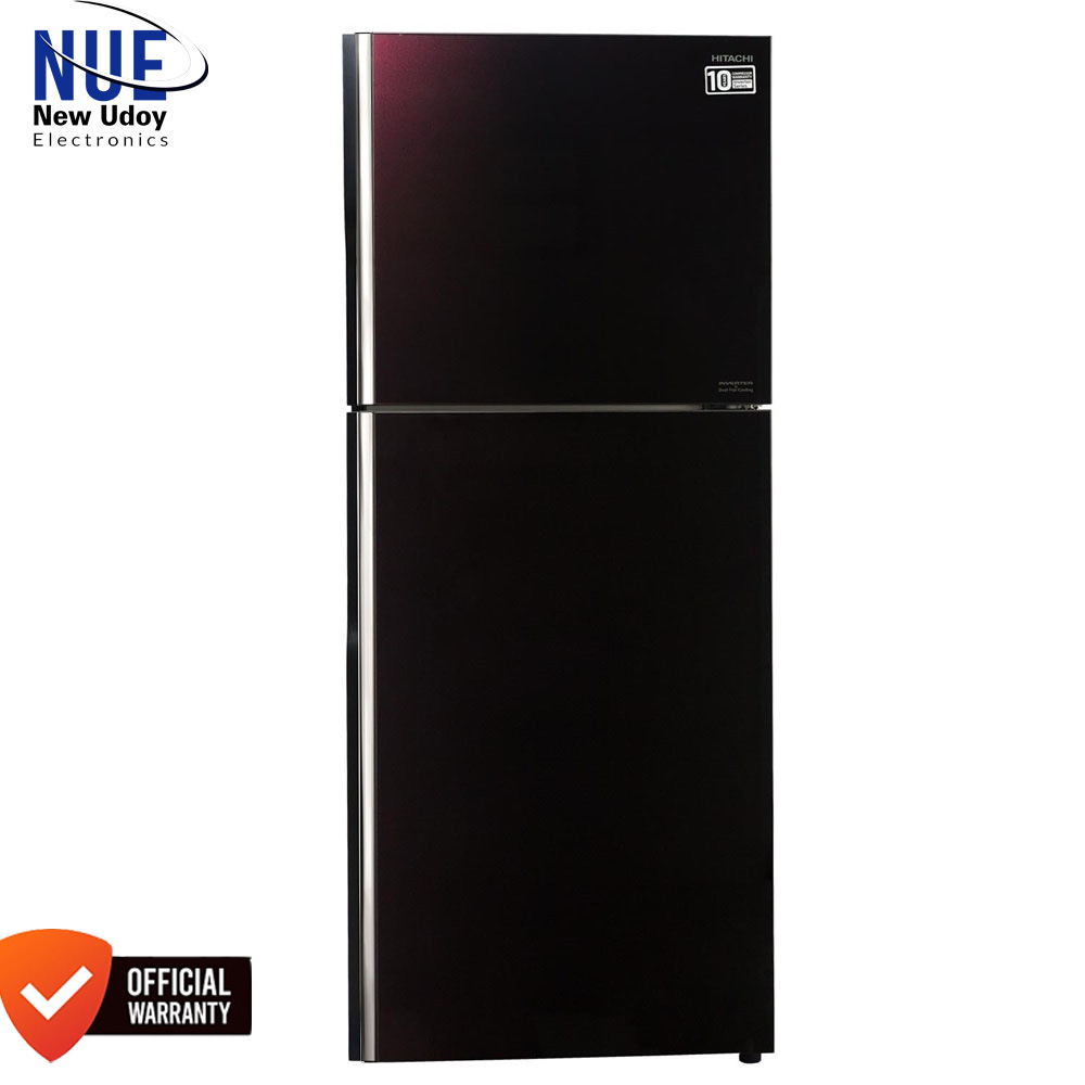 Hitachi official Stylish Line Refrigerator R-VG420P8PB XRZ 375 ltr with Free Delivery