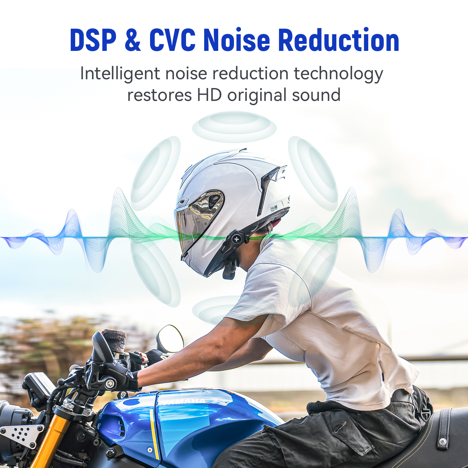 2024 New Lexin G1 Motorcycle bluetooth headsets for helmet,Bluetooth 5.0,High Definition Speakers ,Sound quality upgrade. 