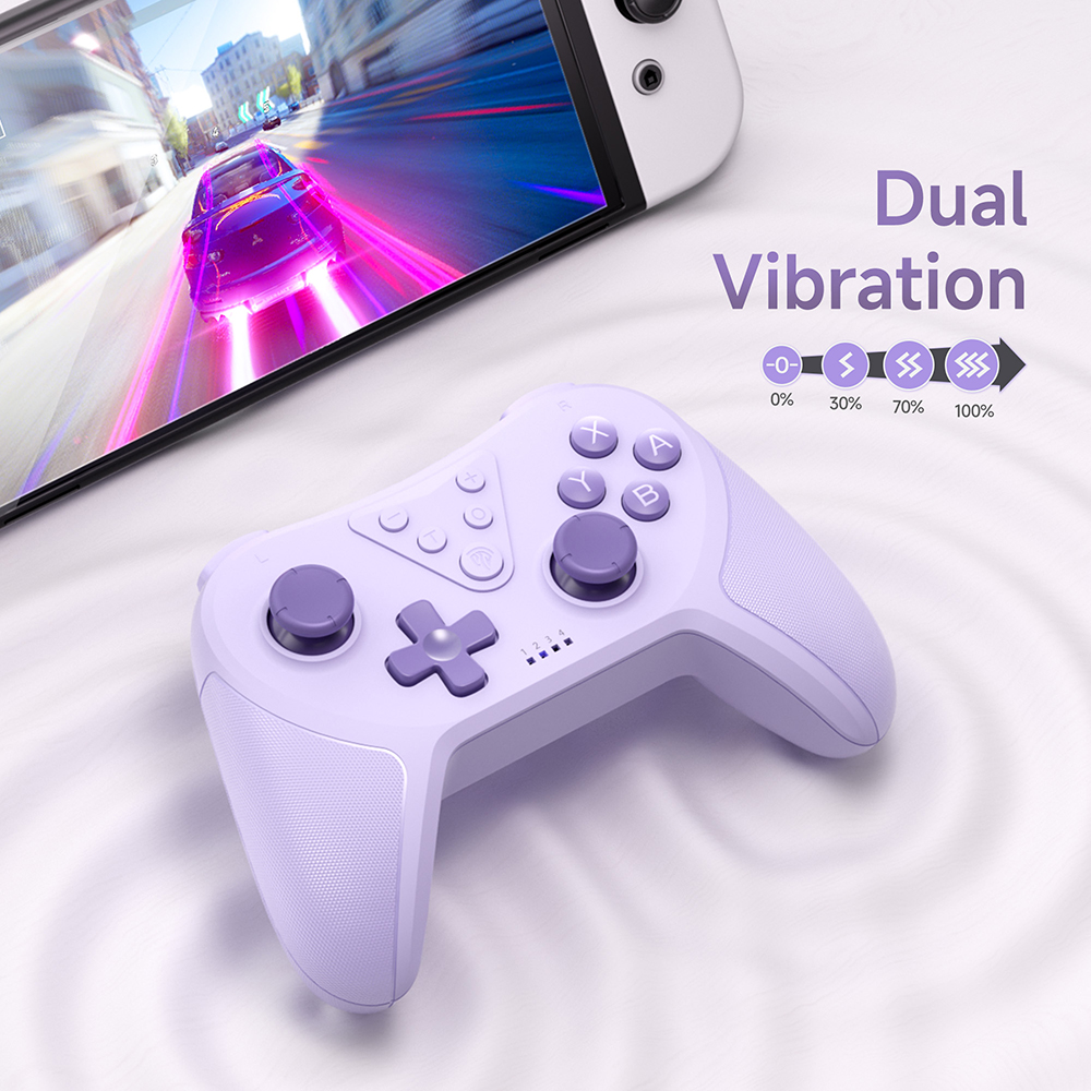 EasySMX T37 Wireless Gamepad, Bluetooth Gaming Controller for Nintendo Switch, PC, Steam Deck, 6 Axis Gyro Motion Control. 