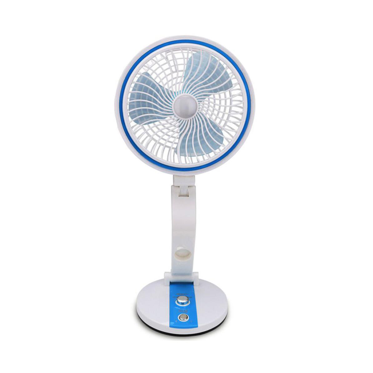 Rechargeable Folding Multi-Function Fan With Led Light. 