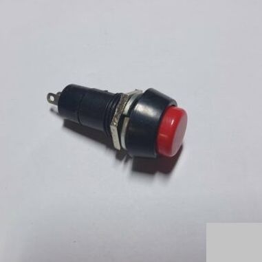 3Pcs- Click Switch PBS-11 SELF-LOCK AC 250V 3A 2 Pin Leads On Off SPST RED CAP Self-Locking Plastic Push Button Switch Latching Switches . 