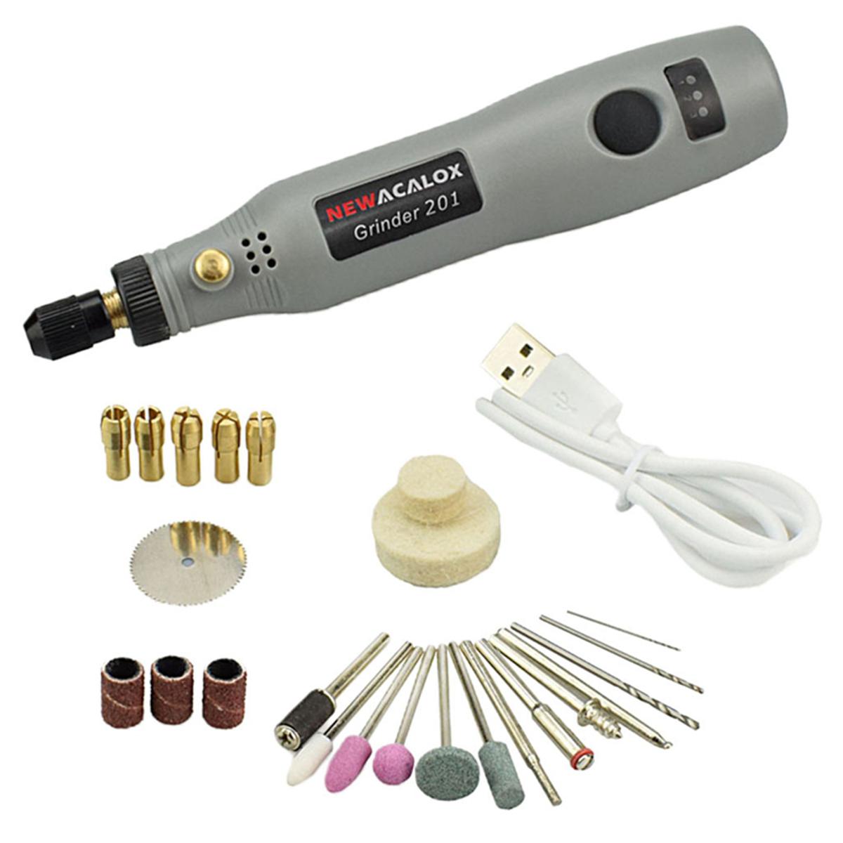 10W Hobby Craft Mini Drill Grinder Rotary Tool Set Modeling Polishing Drilling. 