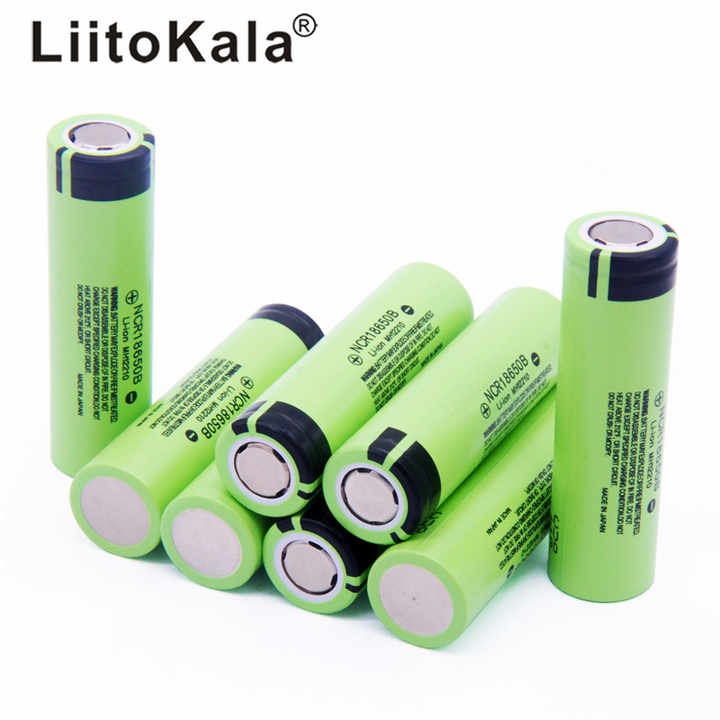 LiitoKala REAL CAPACITY 3.7V 2600mah 18650 Li Ion Rechargeable Battery 5C Discharge Rate Li-ion Battery For Power Tools- 2pcs. 