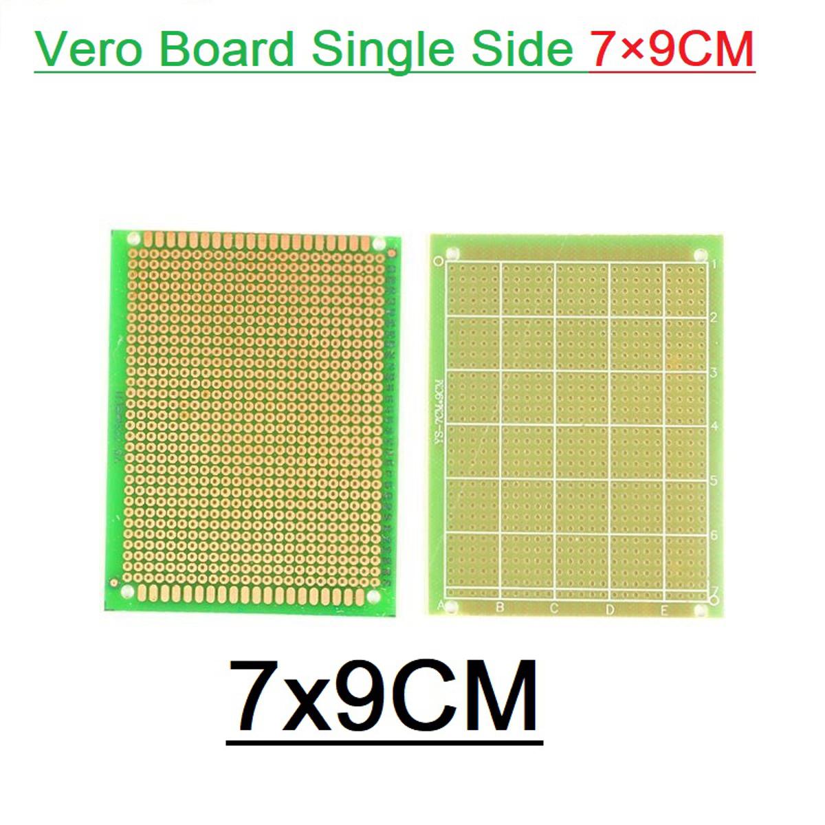 9x7cm Dot Veroboard SINGLE Side DOTTED 9x7cm Glass Fiber Stripboard PCB Printed Circuit Board Project Board For Prototyping Weld Soldering Arduino DIY