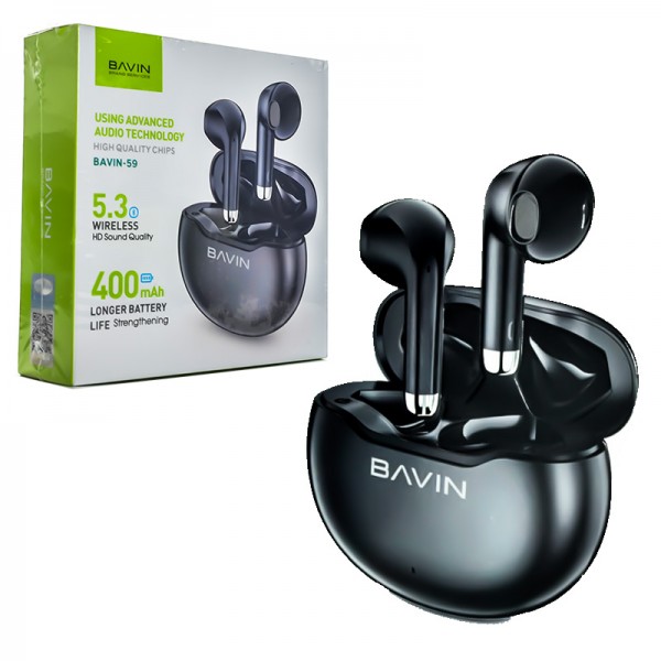 BAVIN TWS Wireless Bluetooth Big Battery Life, Hifi Stereo Sound,  Bluetooth