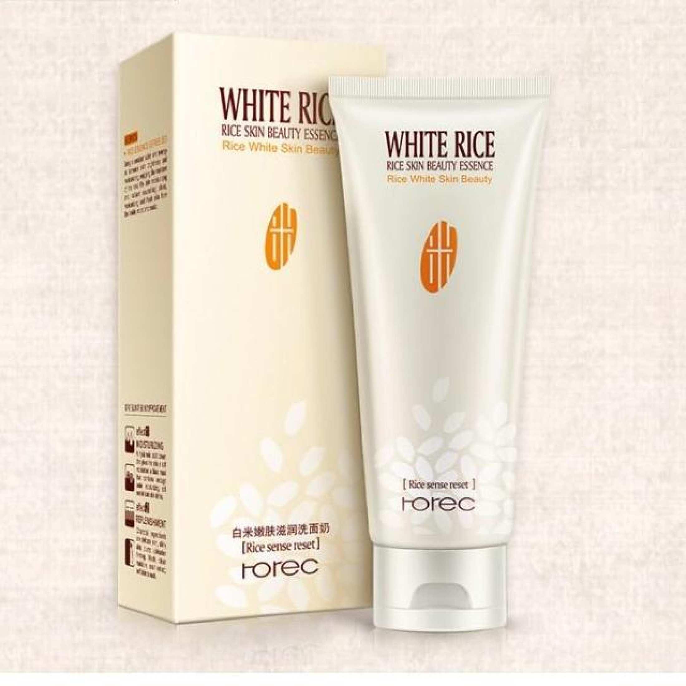 white rice skin beauty