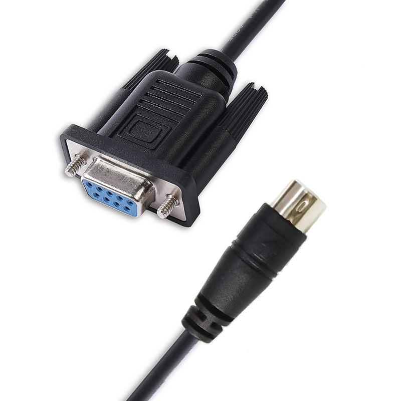 Allen Bradley PLC Programming Cable DB9 Female to Mini Din 8P RS232 Serial Cable 1761-CBL-PM02. 