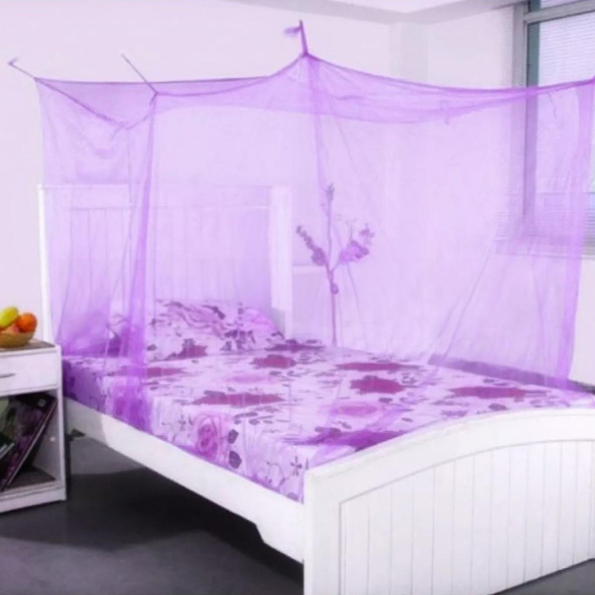 Digital Double Bed Mosquito Net 6/7 Feet Multicolor - Mosquito Net