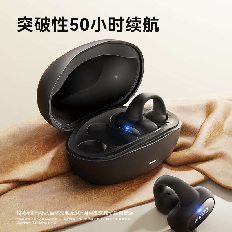Sanag Zena Z51S ear clip motion intelligent noise reduction non bone conduction private mode Tiktok Bluetooth headset. 