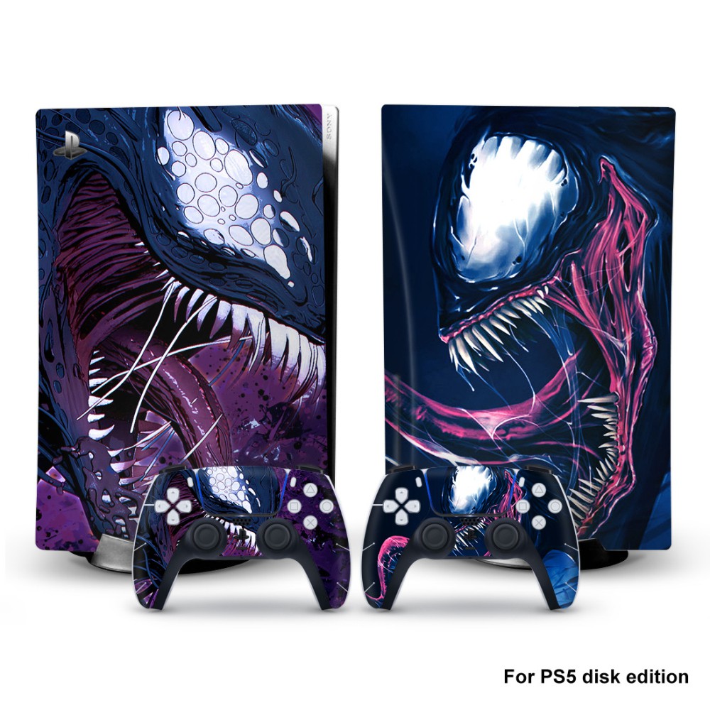 【Ready Stock】 For PlayStation 5 Skin Sticker Digital Edition Decal Cover for ps5 Console and 2 Controllers 【Exo1】. 