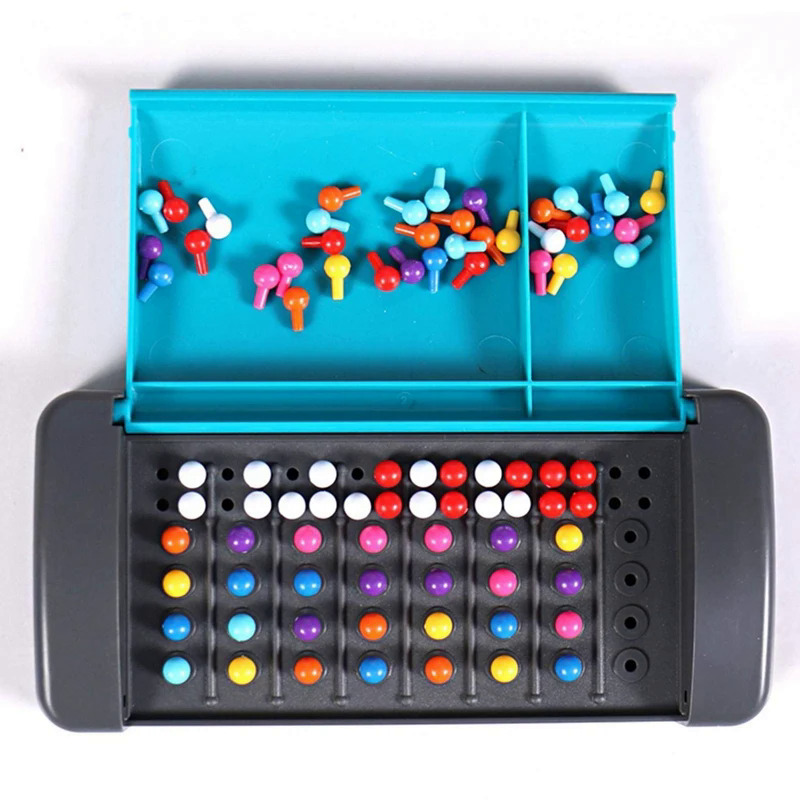 （NEW）Mastermind Code Breaking, Code-Breaking Game, Fun Indoor Game, Puzzle Board Game Toy, Mini Board Game Toy for Family. 