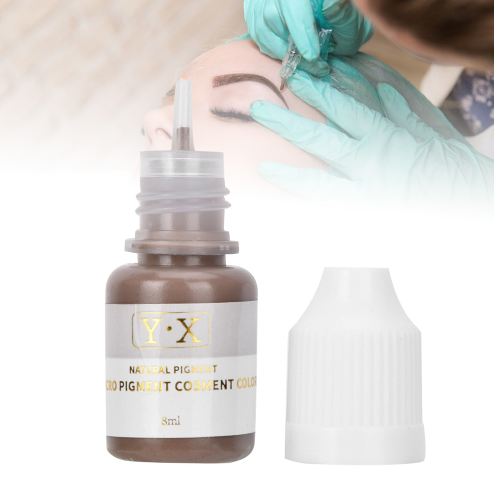 【The Edge of Beauty】8ml emi-permanent Eyebrow Tattoo ment Ink