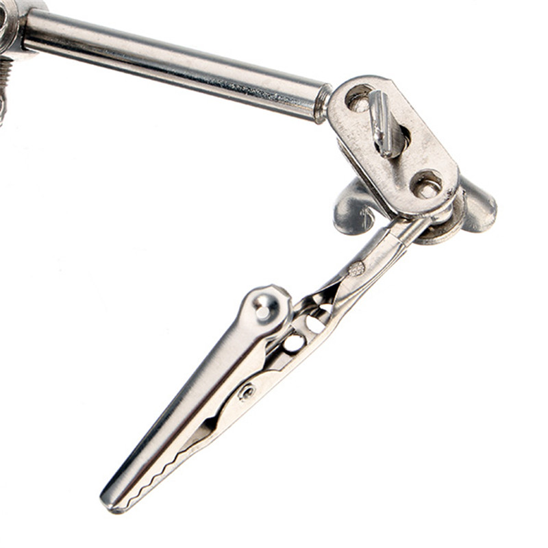 Third Hand Soldering Iron Stand Clamp Helping Hands Clip Tool PCB Holder Electrical Circuits Hobby. 