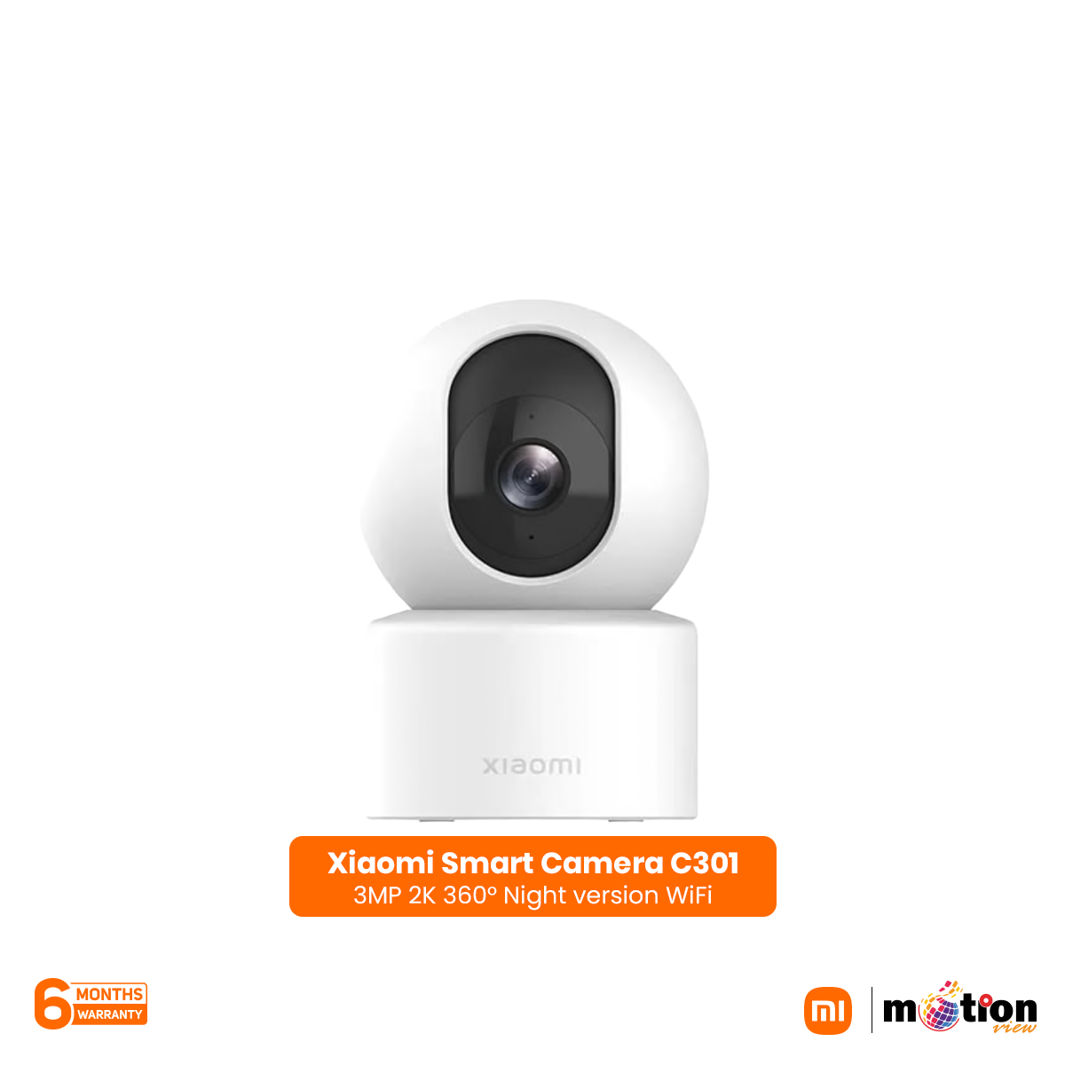 Xiaomi Smart Camera C301 3MP 2K 360° Night version WiFi - White