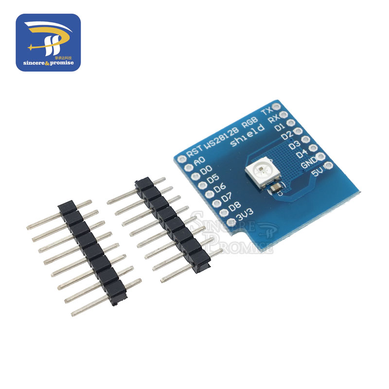 【YIYANGMAOYI111】ESP8266 D1 Mini Pro WiFi Development Board NodeMcu Lua WS2812 RGB DHT11 AM2302 Relay Matrix Shield for WeMos DIY
